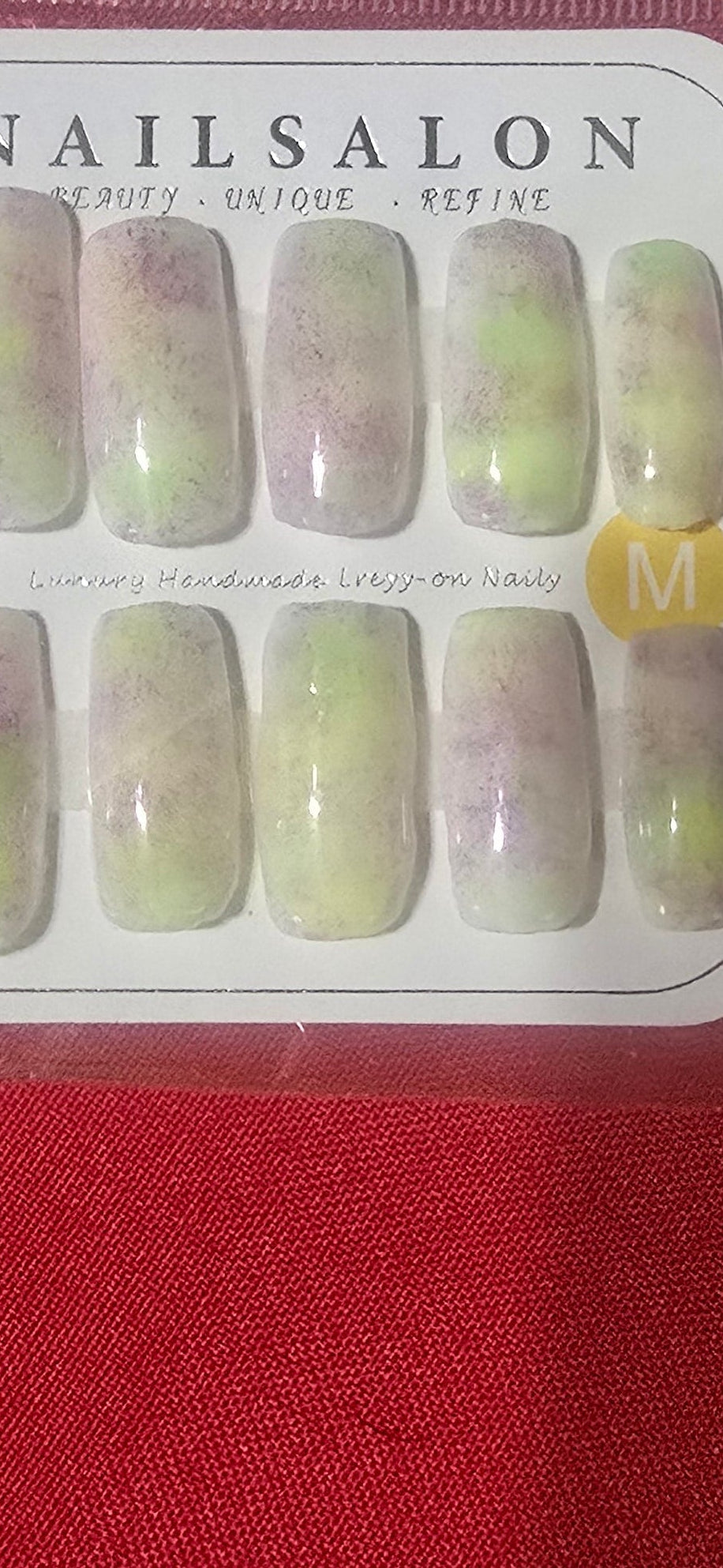 Handmade Glow in the Dark Press-On Nails